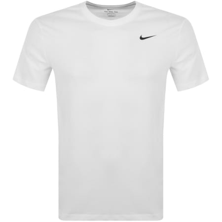 Nike Training Q5 Dri Fit T Shirt White Mainline Menswear Denmark